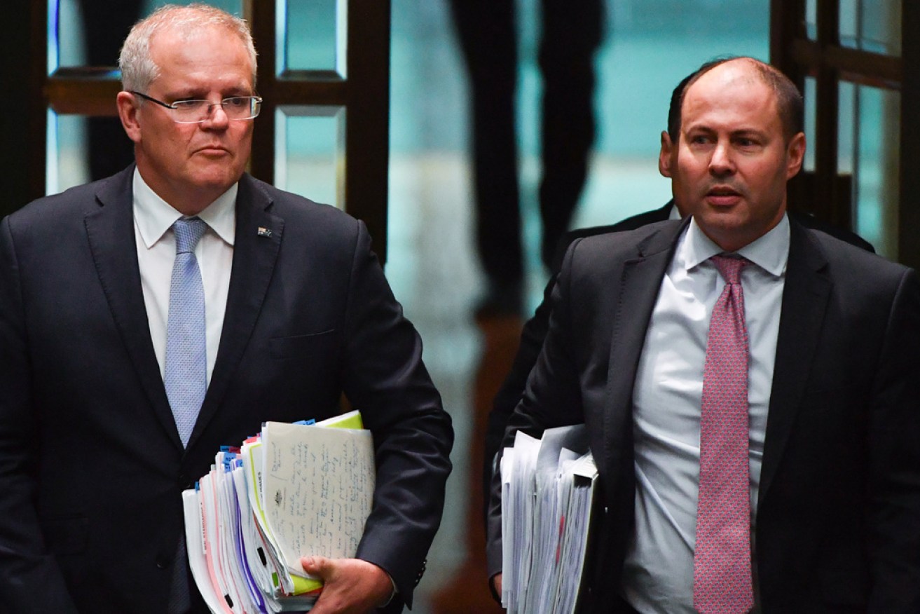 All eyes are on Prime Minister Scott Morrison and Treasurer Josh Frydenberg. 