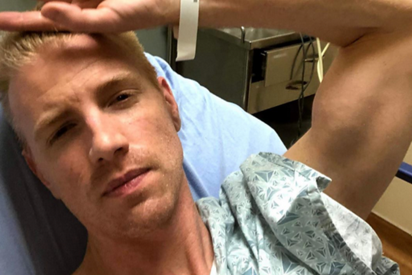 A weary Daniel Newman battles the coronavirus in a US hospital.