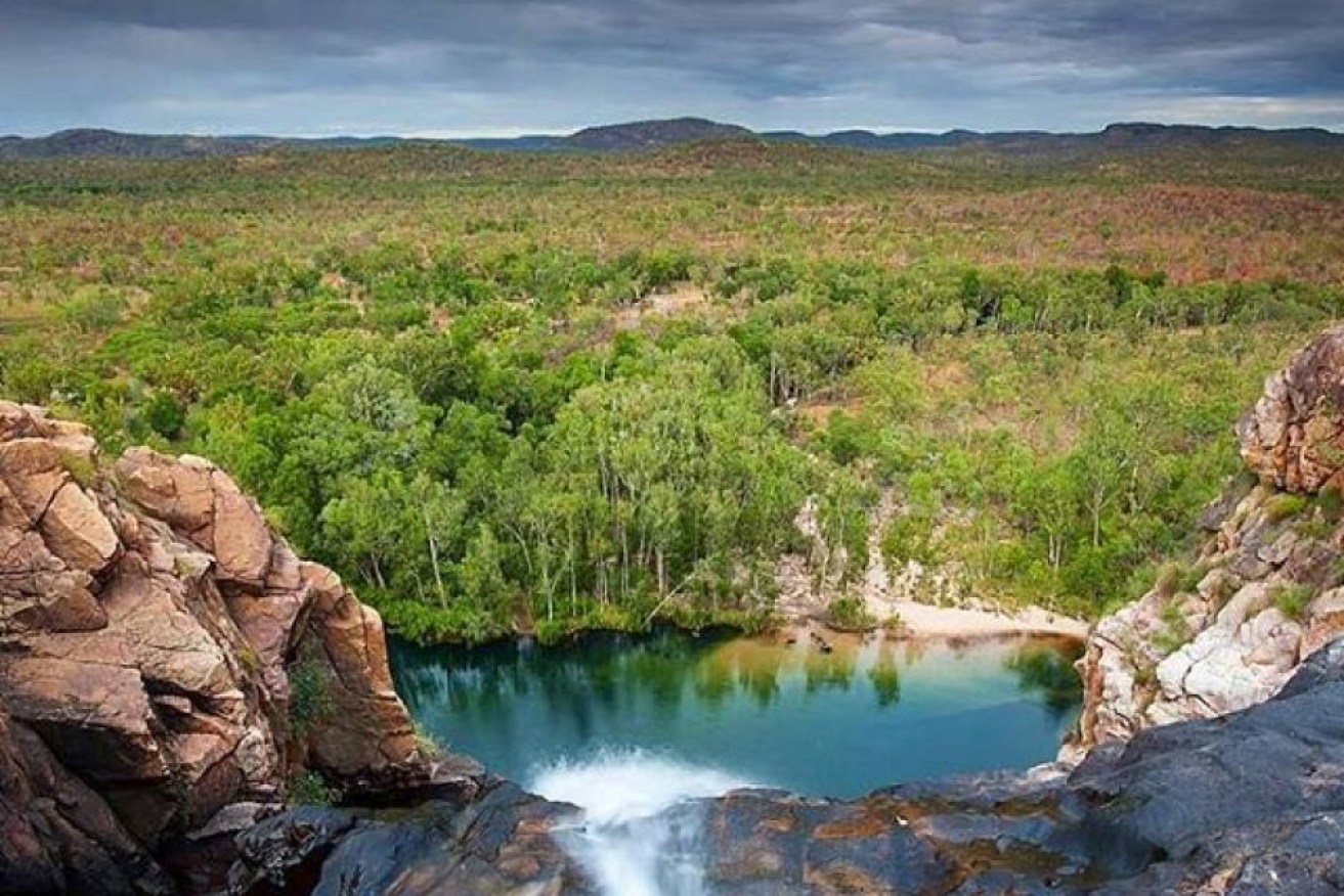 The girl was swimming in Kakadu National Park when a surge of water swept her away on Saturday.

