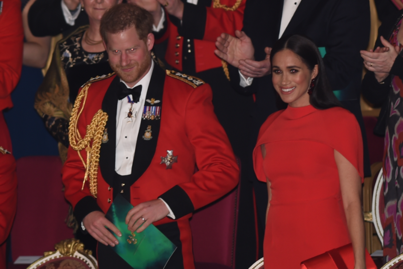 After the tumult and turmoil of the past few months, Meghan and Harry bask in the unqualified support of well-wishers at their final royal appearance.