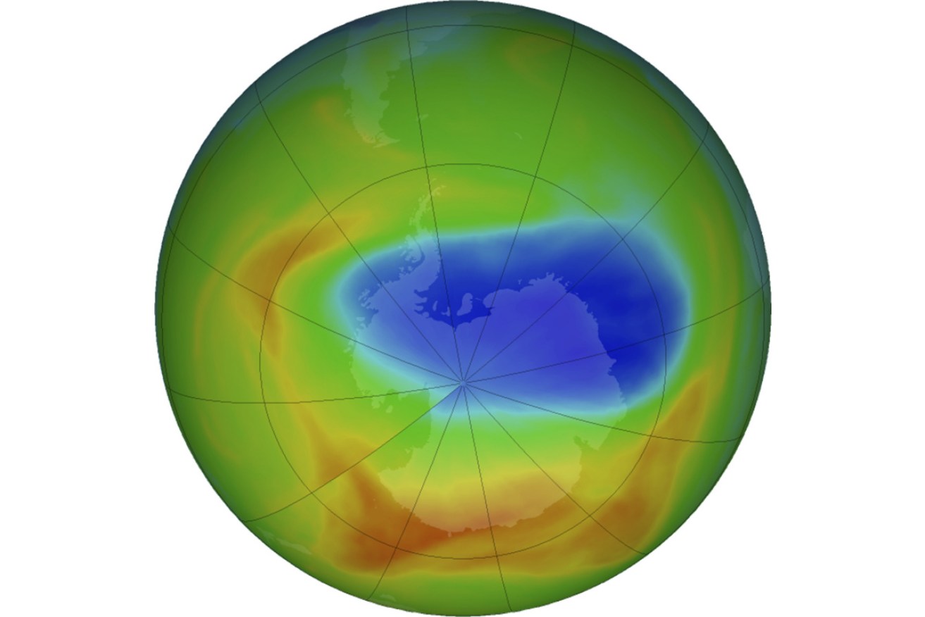 A United Nations report suggests a hole in the ozone layer is slowly healing.