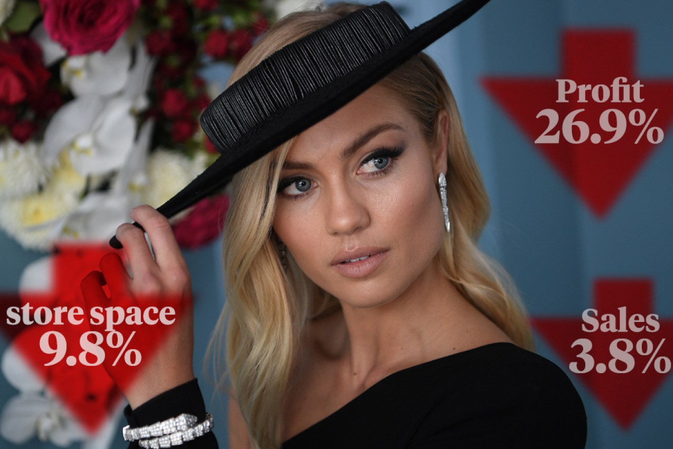 The glamour of Myer's womenswear offer has been dulled by Country Road's defection.