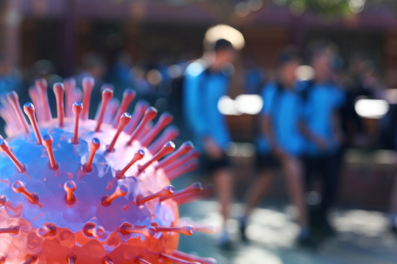 Students at a Sydney private school have reportedly been seen joking about social distancing rules.