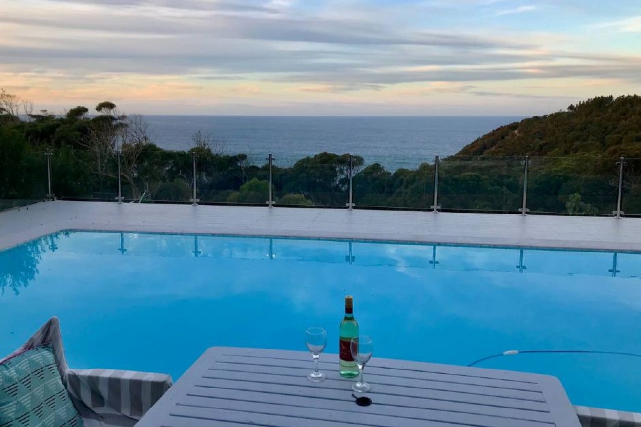 The NSW Central Coast property was listed on the site for $310 a night.