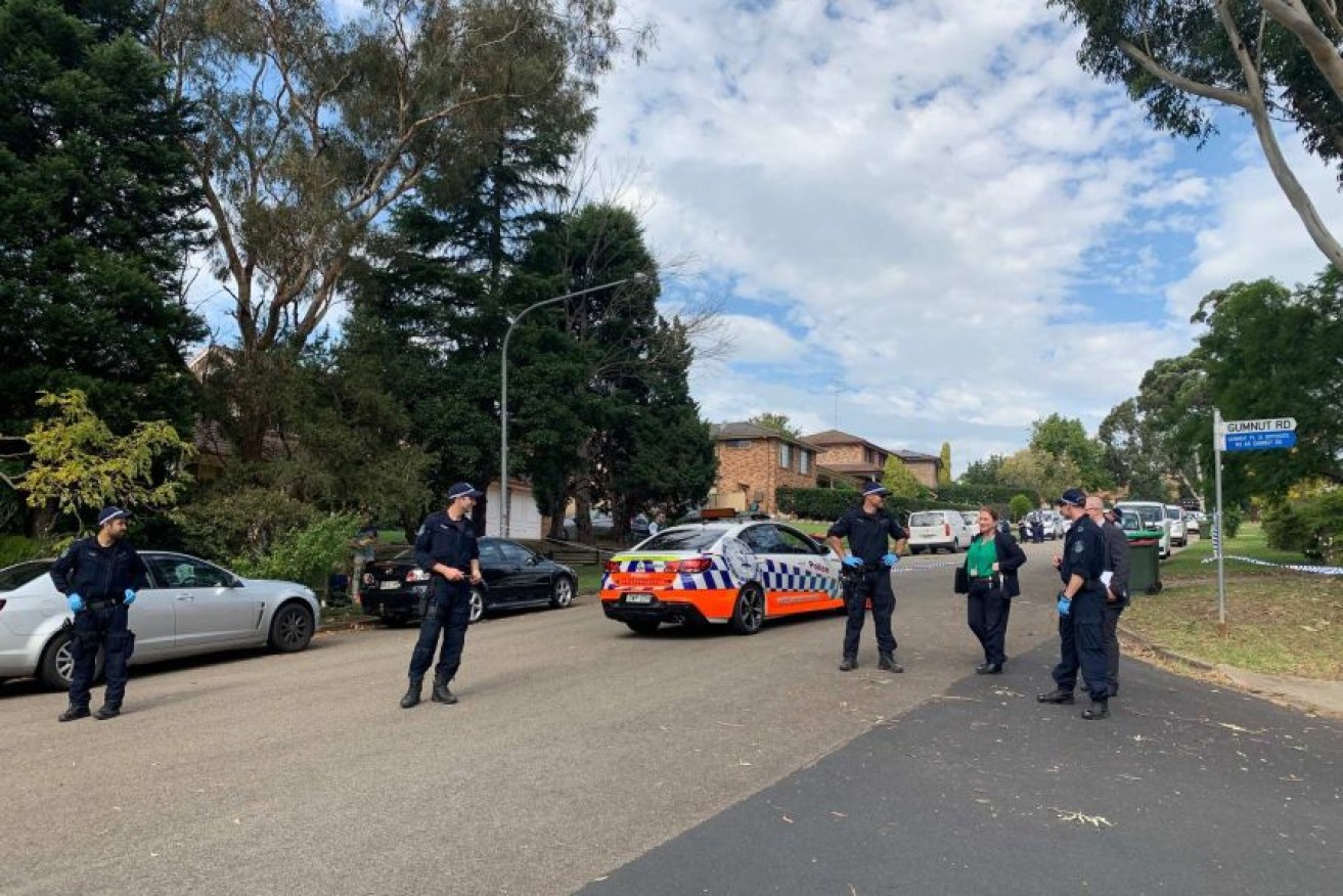 Police closed the street Cherrybrook street where the attack happened.