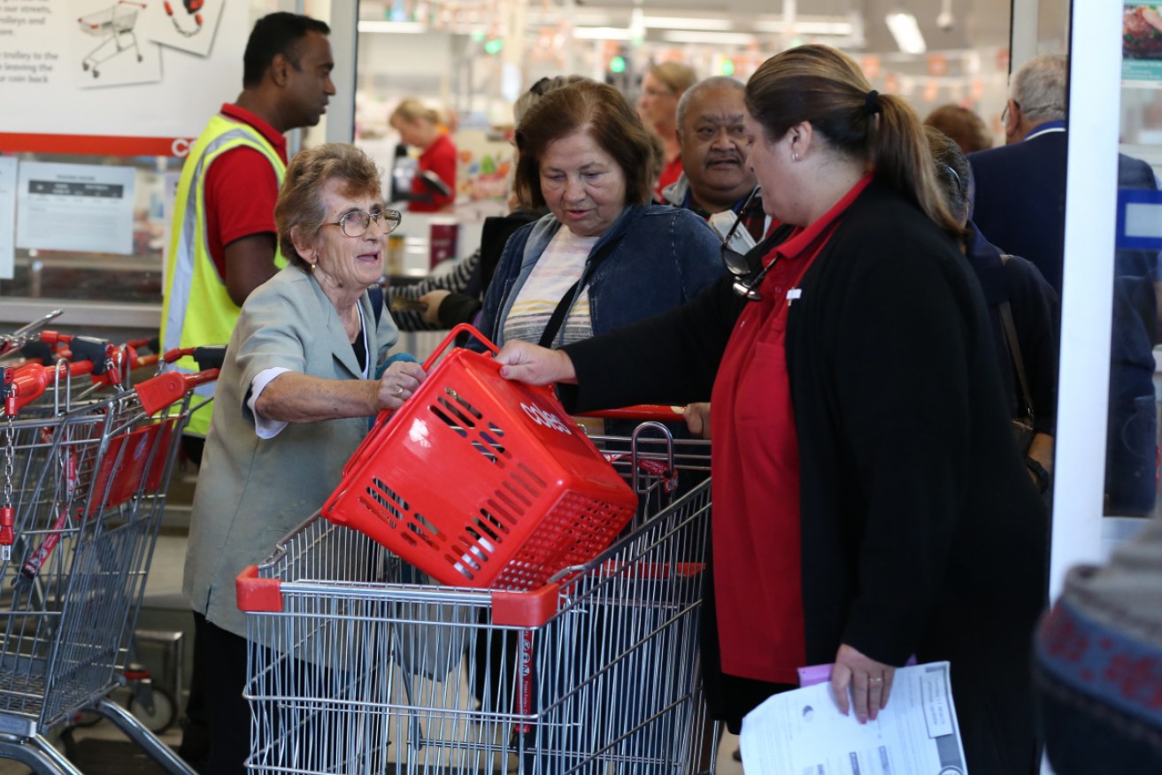 Coles sales have fallen from last year's coronavirus-induced peaks.