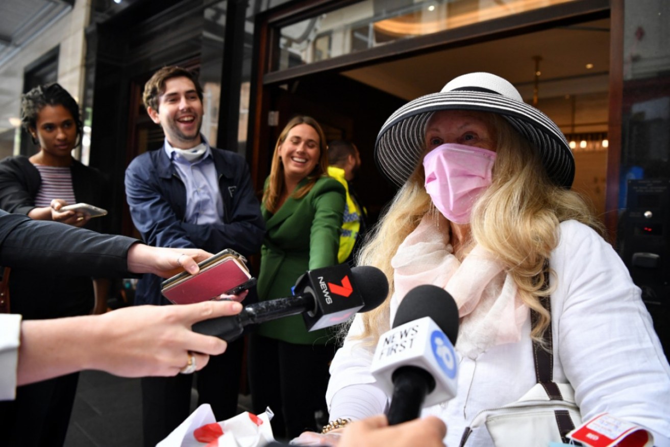 Di, from the Southern Highlands, left quarantine at the Swissotel in Sydney on Wednesday, April 8, 2020.