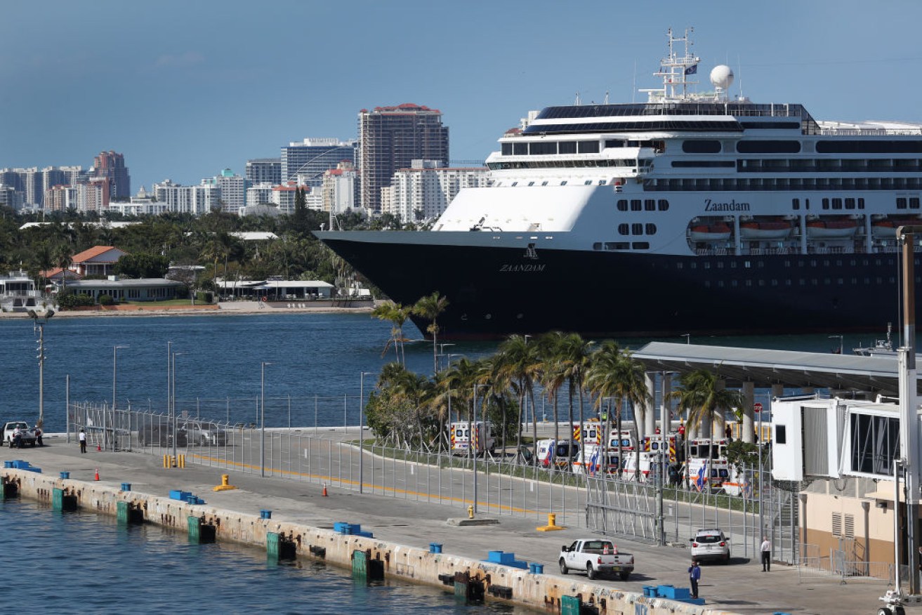 Australians are among passengers trapped on the virus-infected Zaandam cruise off Florida.