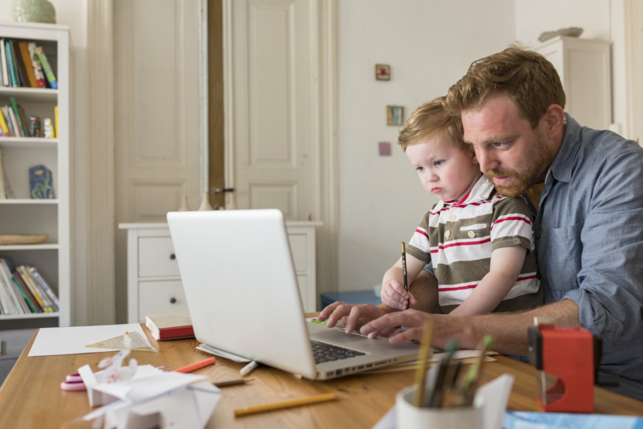 COVID-19 offers father work/life flexibility.