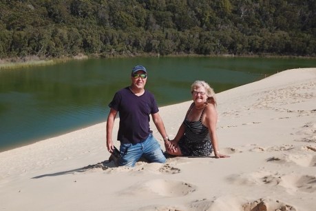COVID-19 saw Easter visitors banned from Fraser Island, but this couple is stuck there in lockdown
