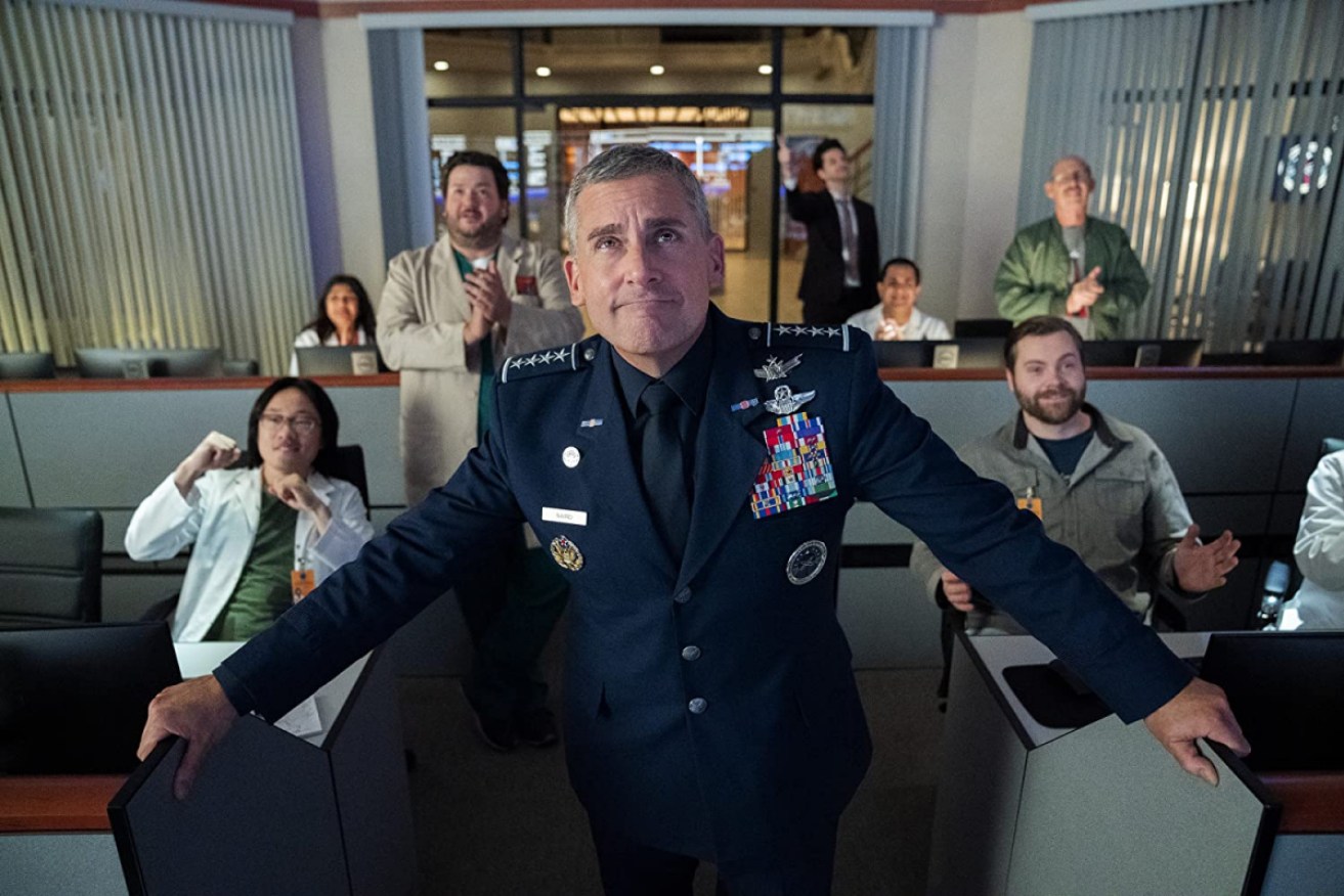 Steve Carell's new comedy <i>Space Force</i> is based on Donald Trump's plan for military in space. 