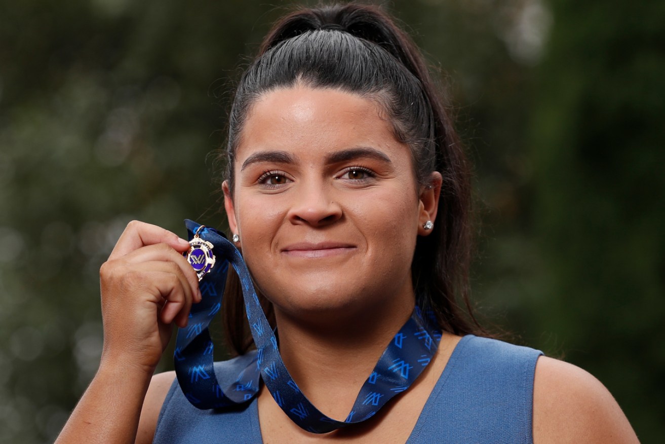Carlton's Madison Prespakis took out the AFLW best-and-fairest award on Tuesday.