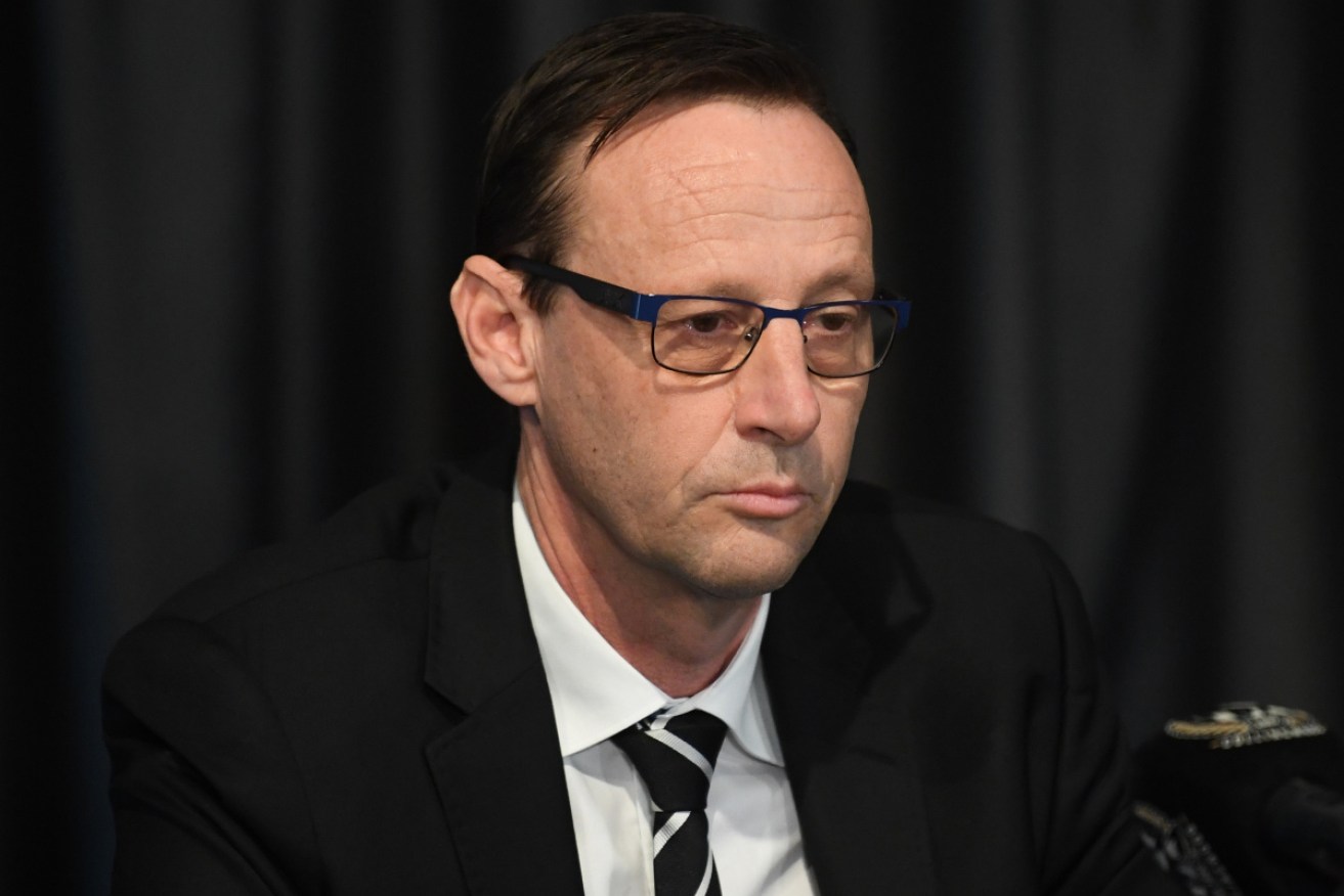Collingwood chief executive Mark Anderson is hopeful the AFL season will resume again. 