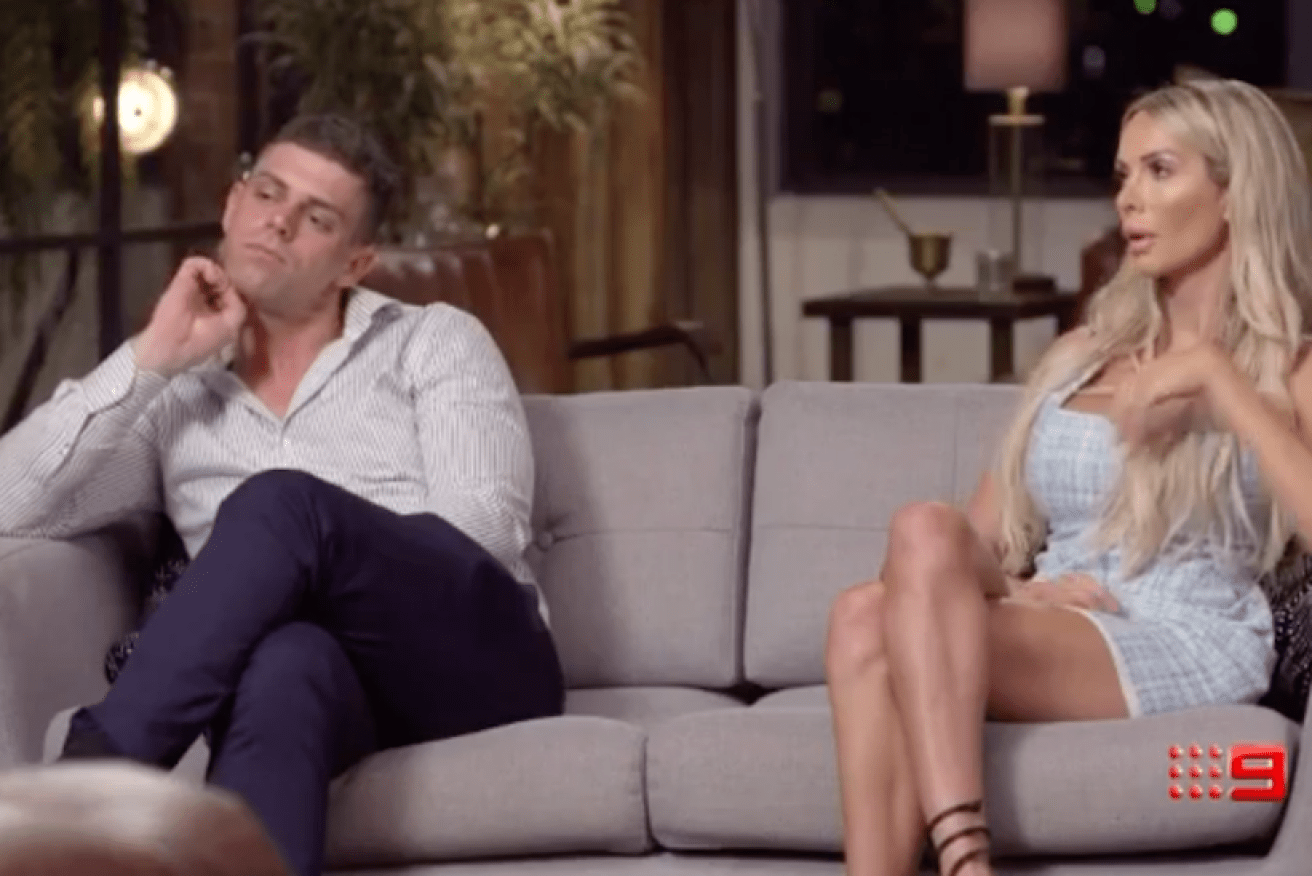 Yep, we're as disengaged as you are: <i>Married at First Sight's</i> Michael Goonan and Stacey Hampton.