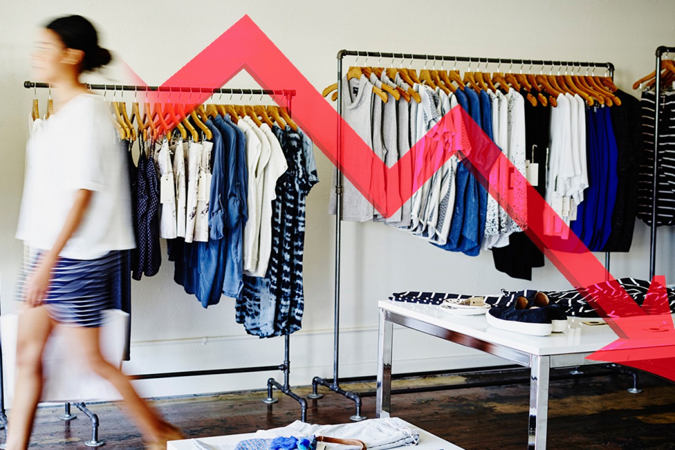 Retail sales fell off a cliff in April after a record rise in March. 