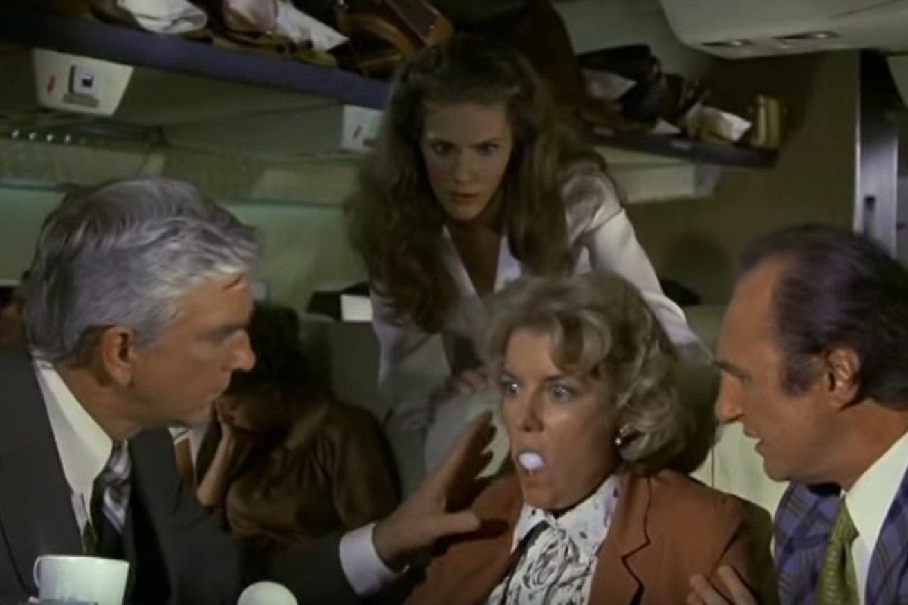 Sure, <i>Airplane!</i> raises more questions than it answers, but it's still egg-cellent.