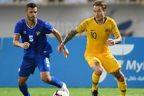 Socceroo striker Adam Taggart makes goalscoring return in Korea