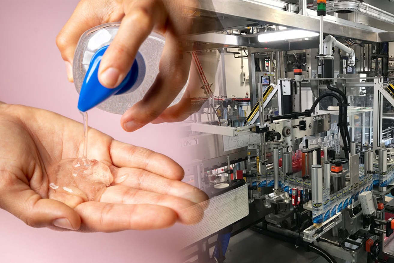As the demand for hand sanitiser soars, so too is the pressure on local manufacturers.
