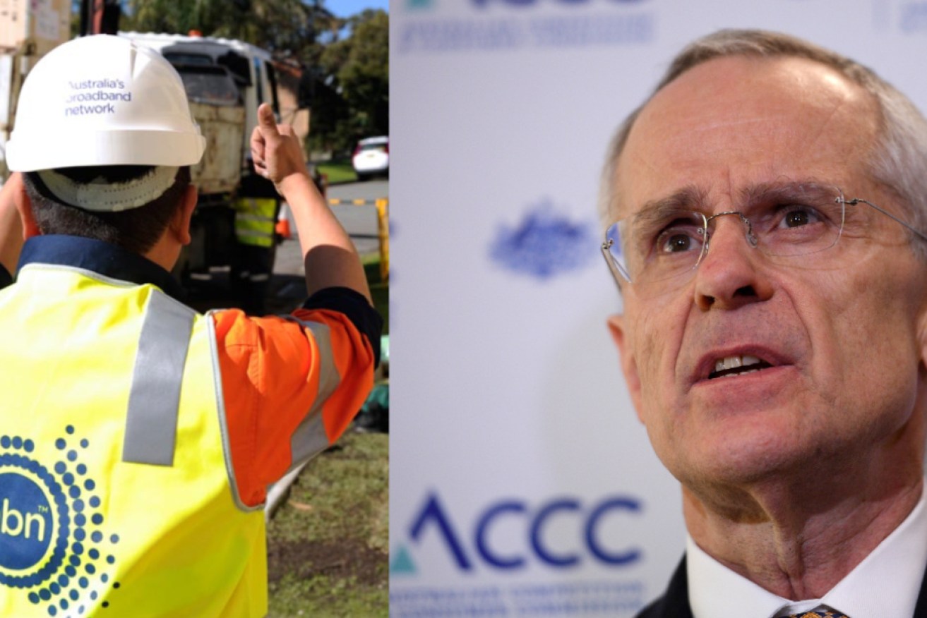 The NBN's performance is "encouraging", ACCC chair Rod Sims says. 