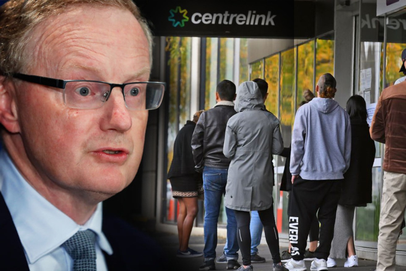 Reserve Bank governor Philip Lowe wants state and federal governments to keep spending. 
