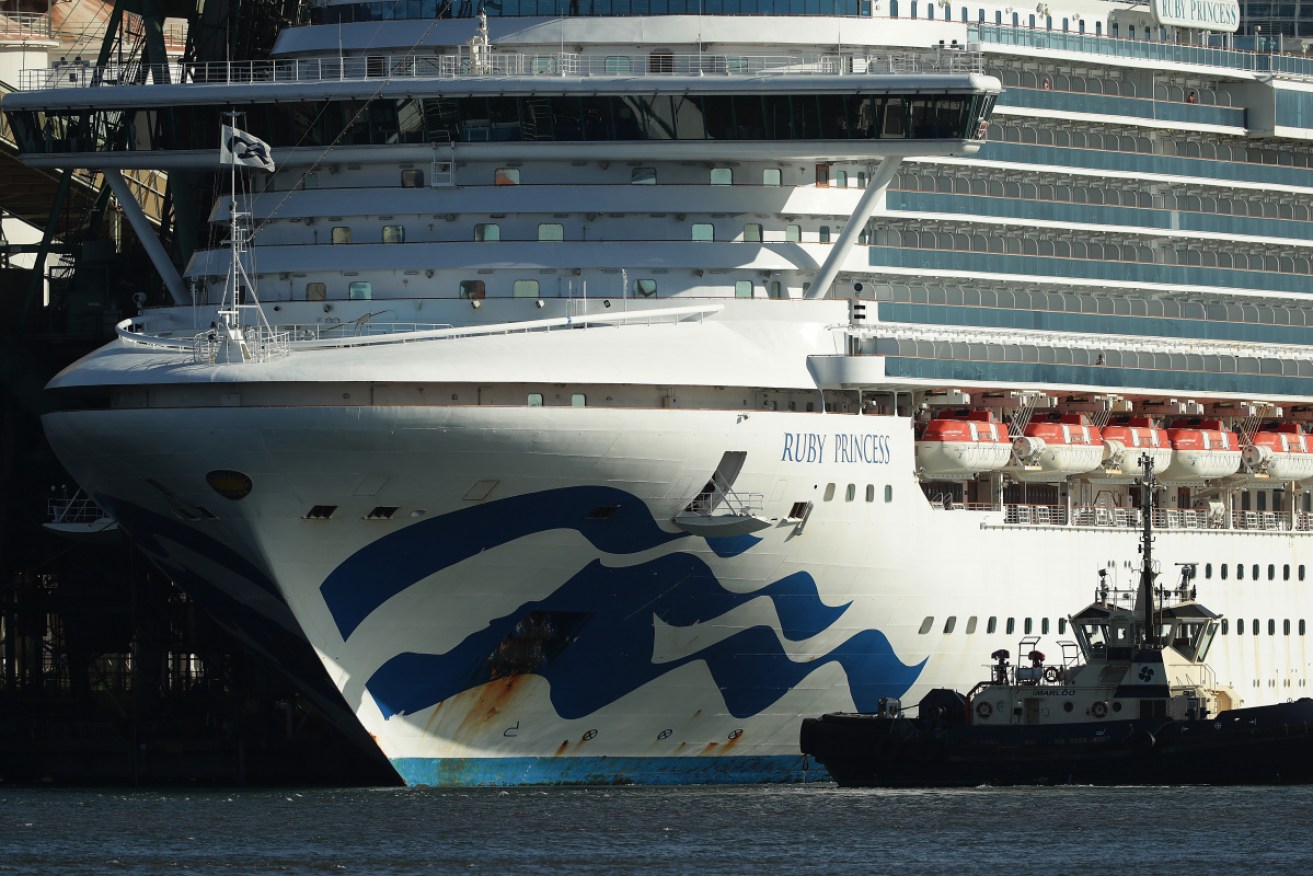 The virus-plagued Ruby Princess won't going anywhere fast.