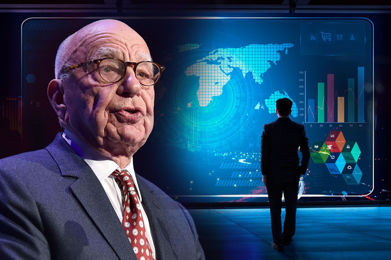 Rupert Murdoch's News Corp is seeing a new and difficult media world.