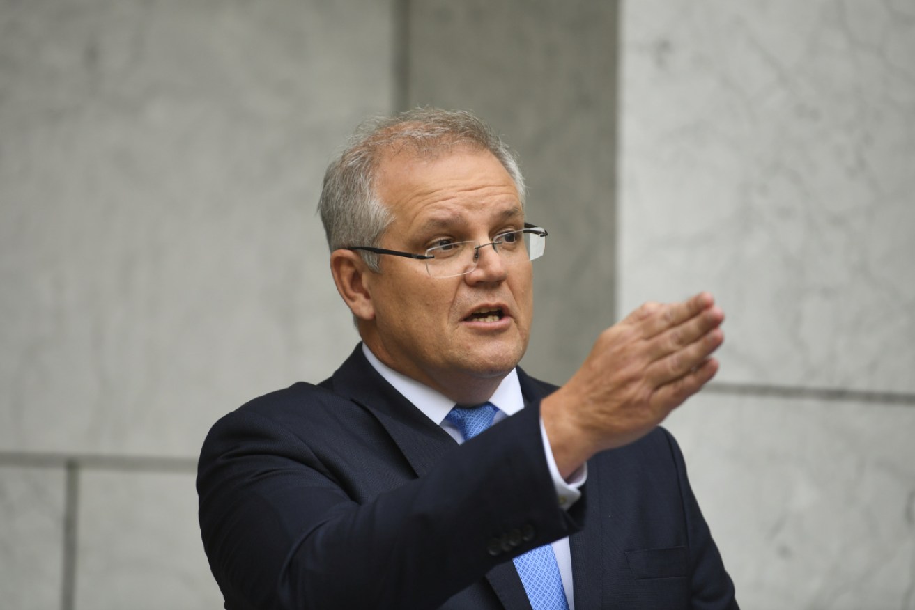 PM Scott Morrison is trying to put a brave face on the dire economic conditions ahead.