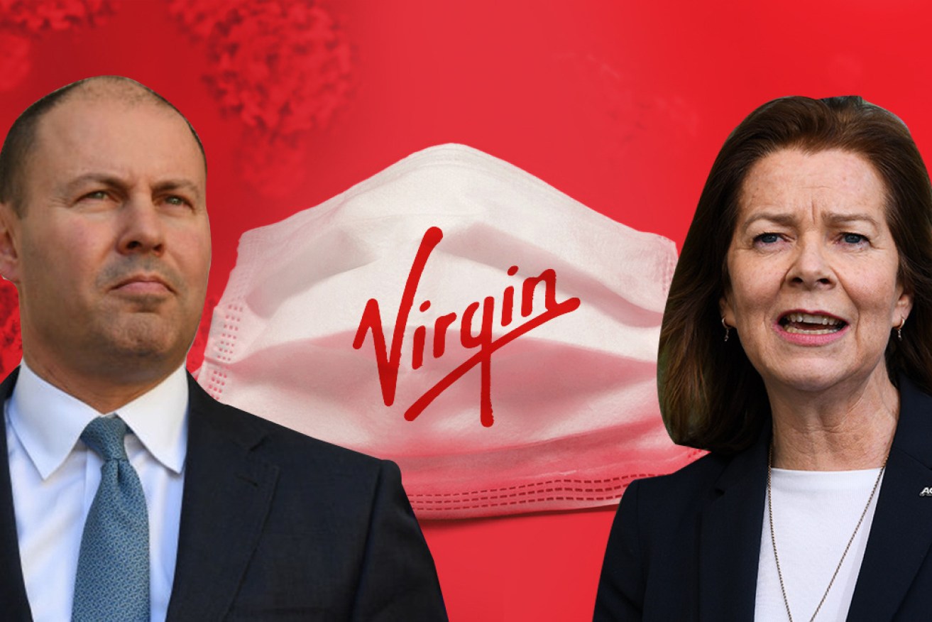 The unions have butted heads with the Treasurer over how to save jobs at Virgin Australia. 