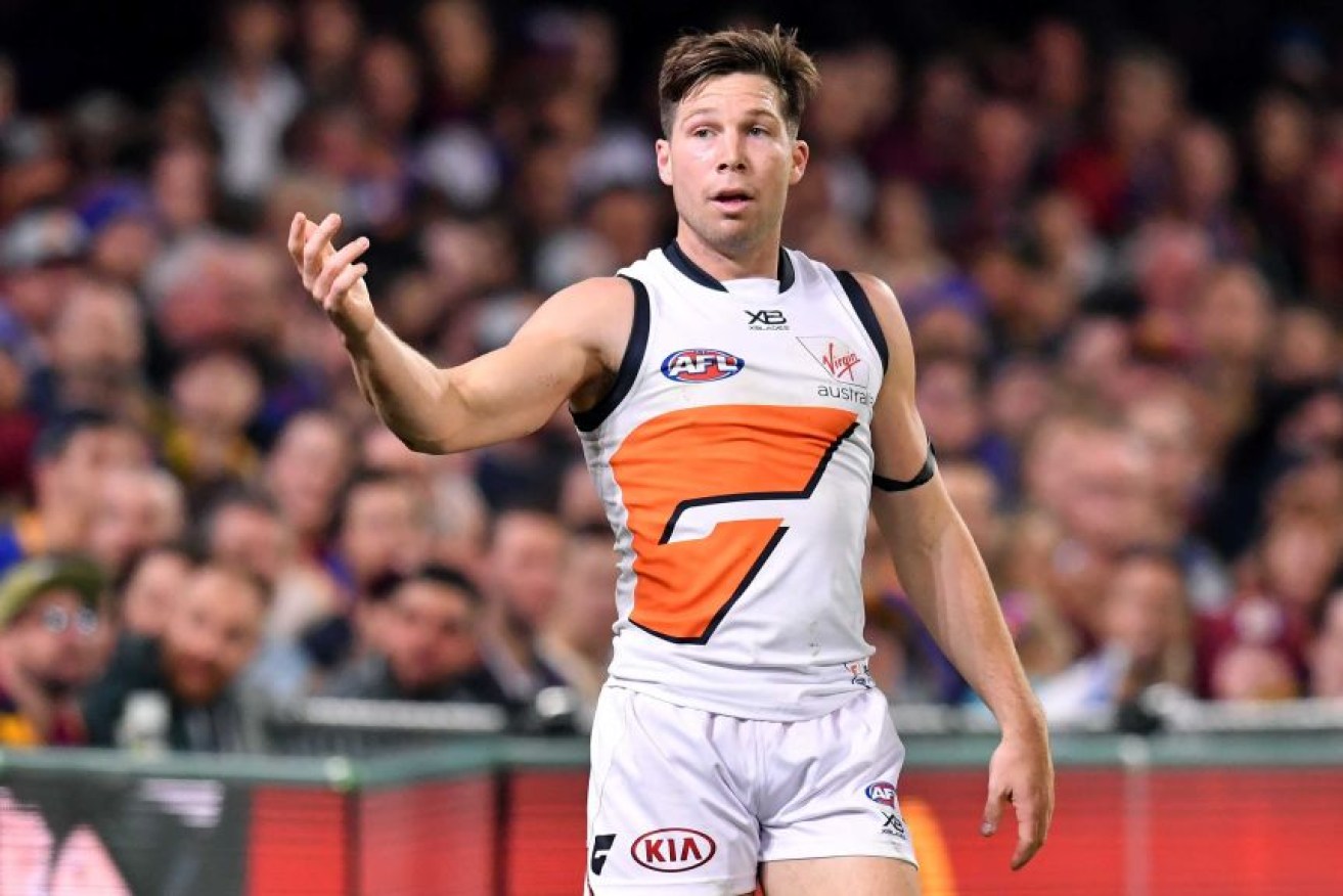 Toby Greene reached a low point in the aftermath of last year's AFL grand final.