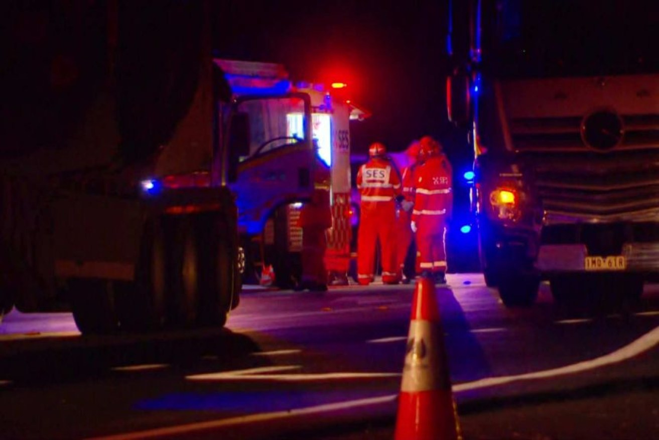 The men were fatally struck on a stretch of highway near Woodburn.