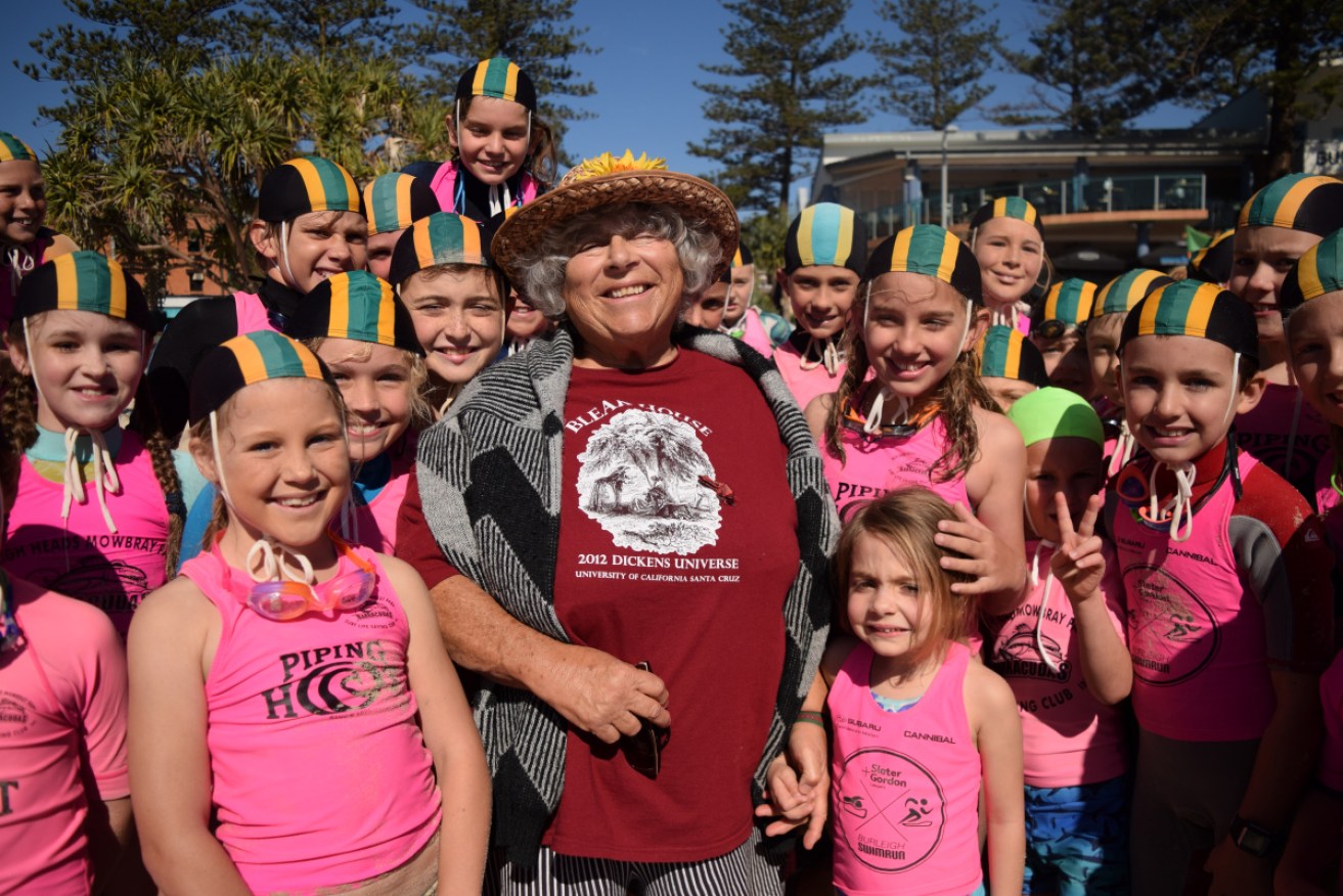 Miriam Margolyes Australian adventure takes her from beaches to cities to the Outback.