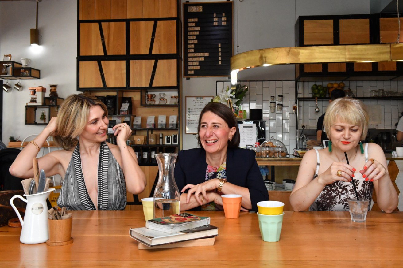 NSW premier Gladys Berejiklian is considering further easing restrictions on cafes and restaurants. 