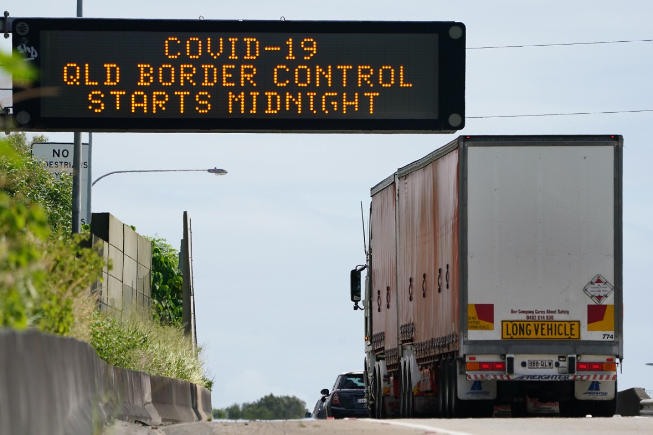 The NSW/Queensland border closed on March 25.