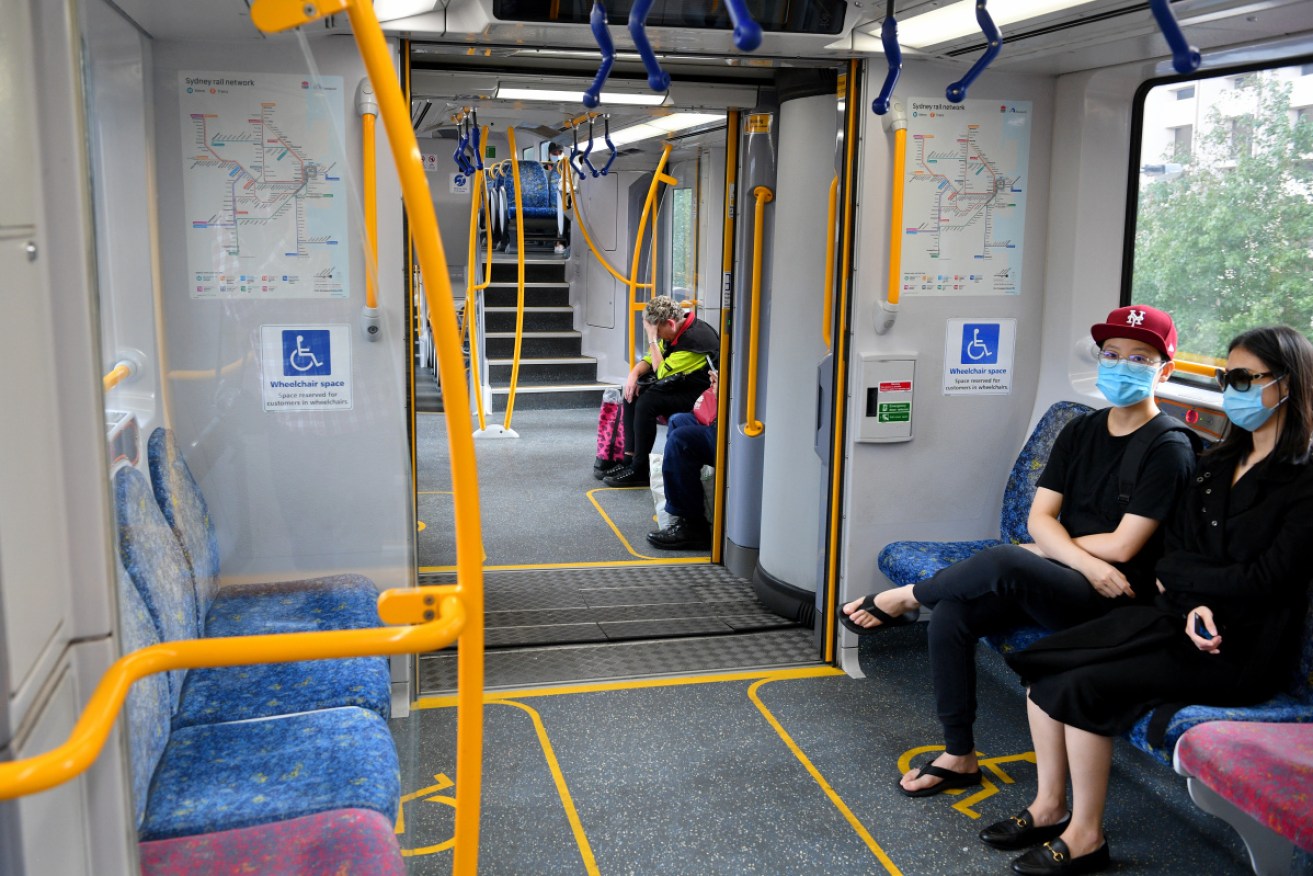 NSW has introduced strict social distancing measures for public transport.