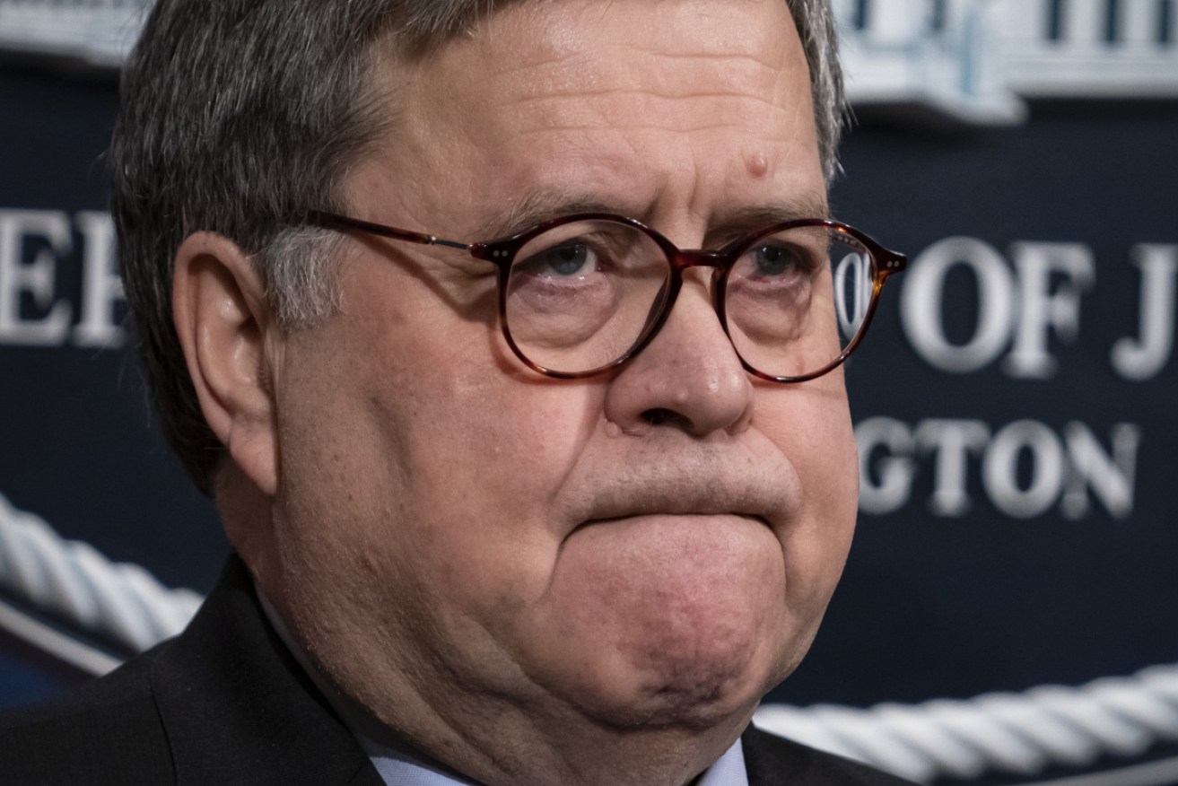 William Barr has denied the charges are intended to influence November's election.