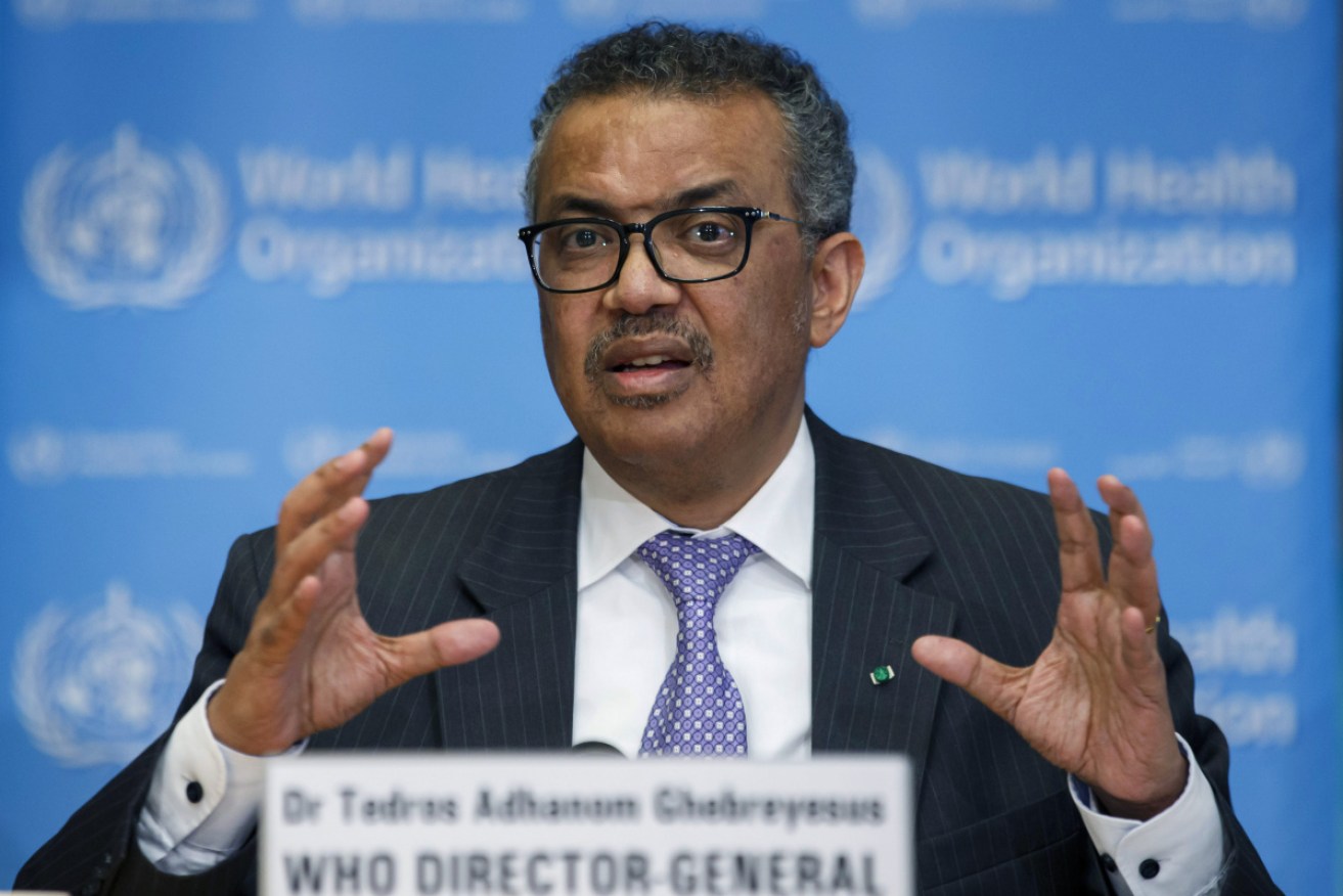 WHO director-general Tedros Adhanom Ghebreyesus said the world was still experiencing the first wave of infection.