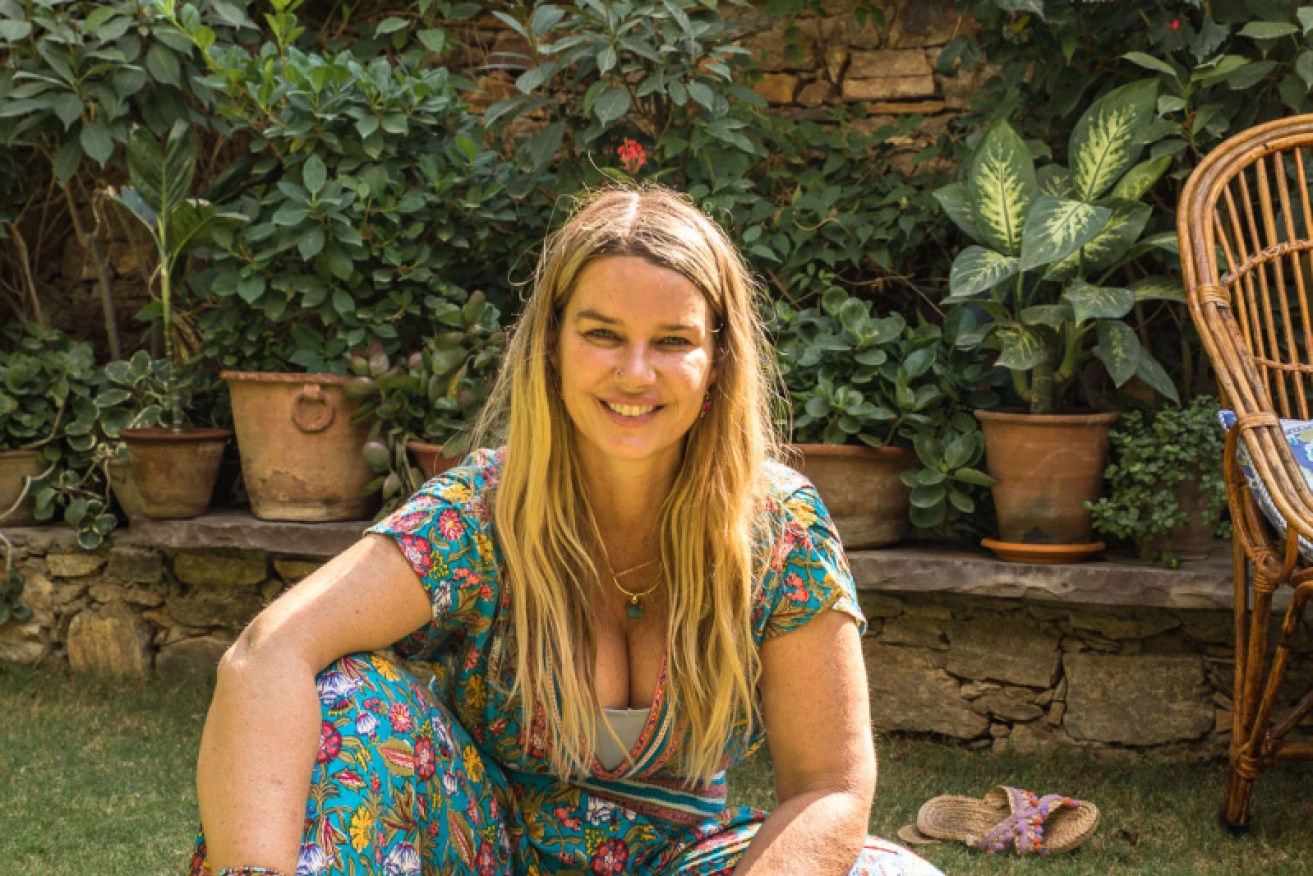 Dui Cameron at her home in India. 