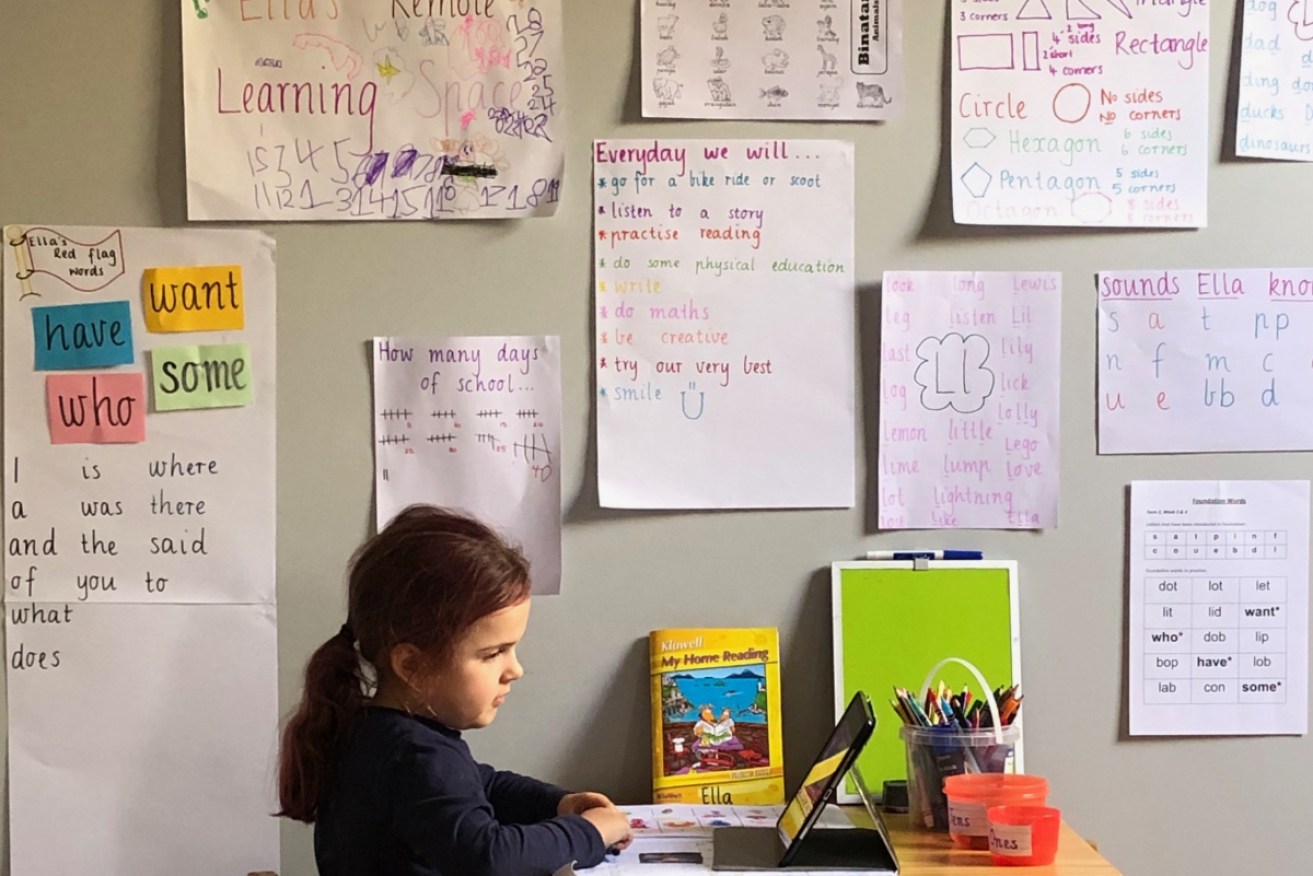 Australian students like Ella Martin have shared how they are managing remote learning in lockdown. 