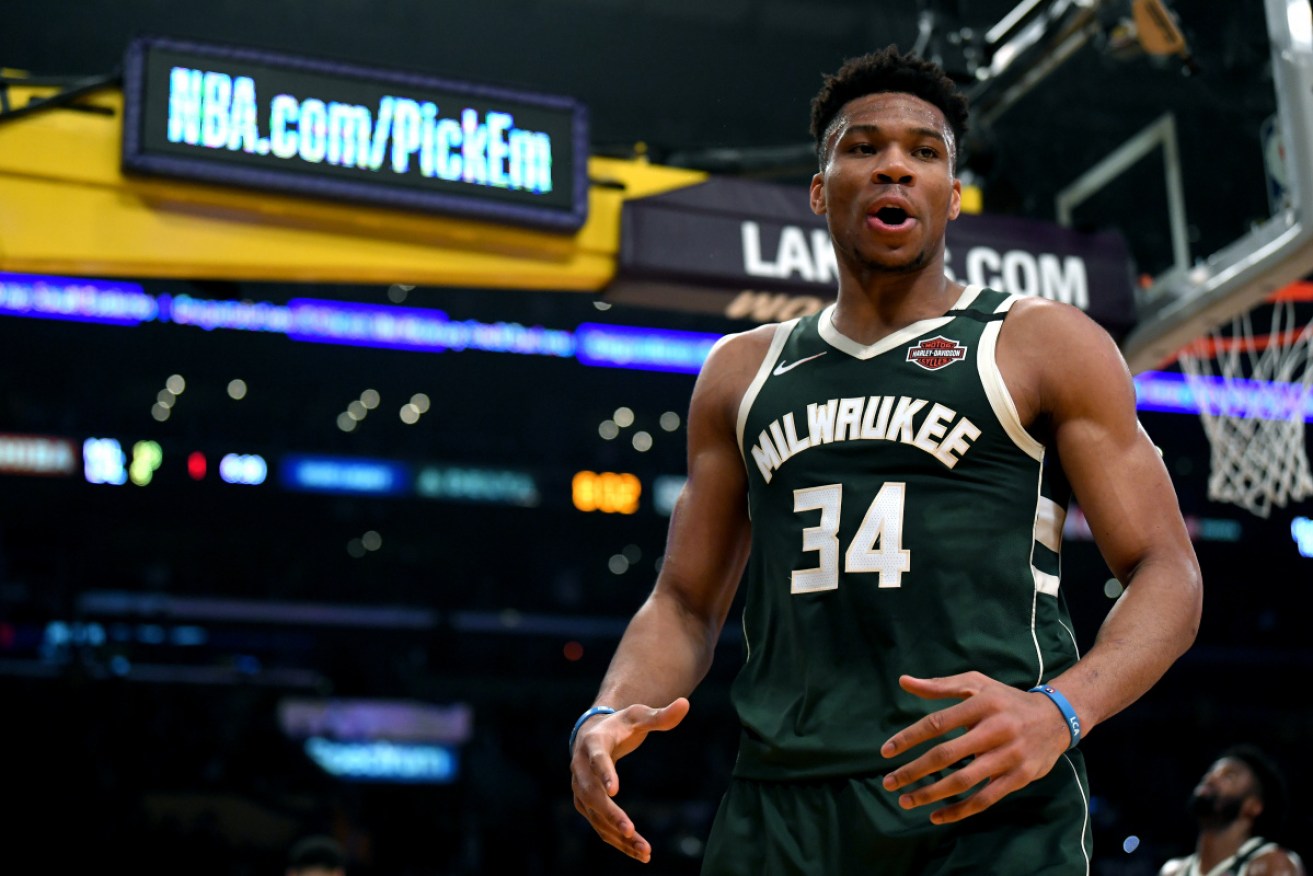 The Milwaukee Bucks say Giannis Antetokounmpo's account was hacked.