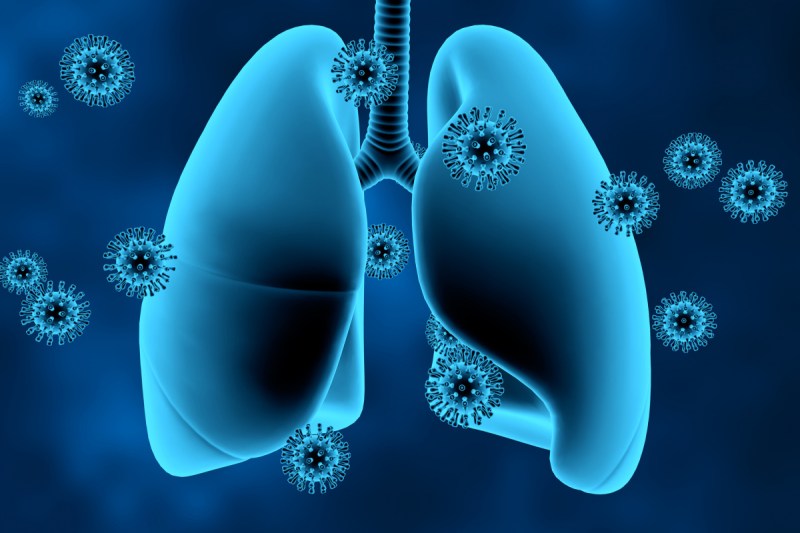Coronavirus on lungs