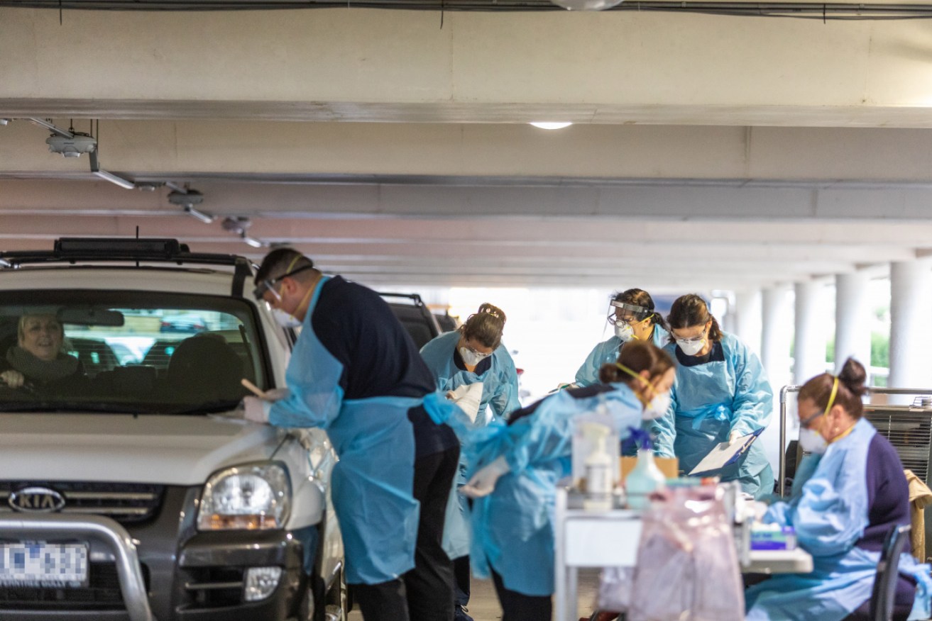 Drive-through clinics have popped up in carparks all over the country. 