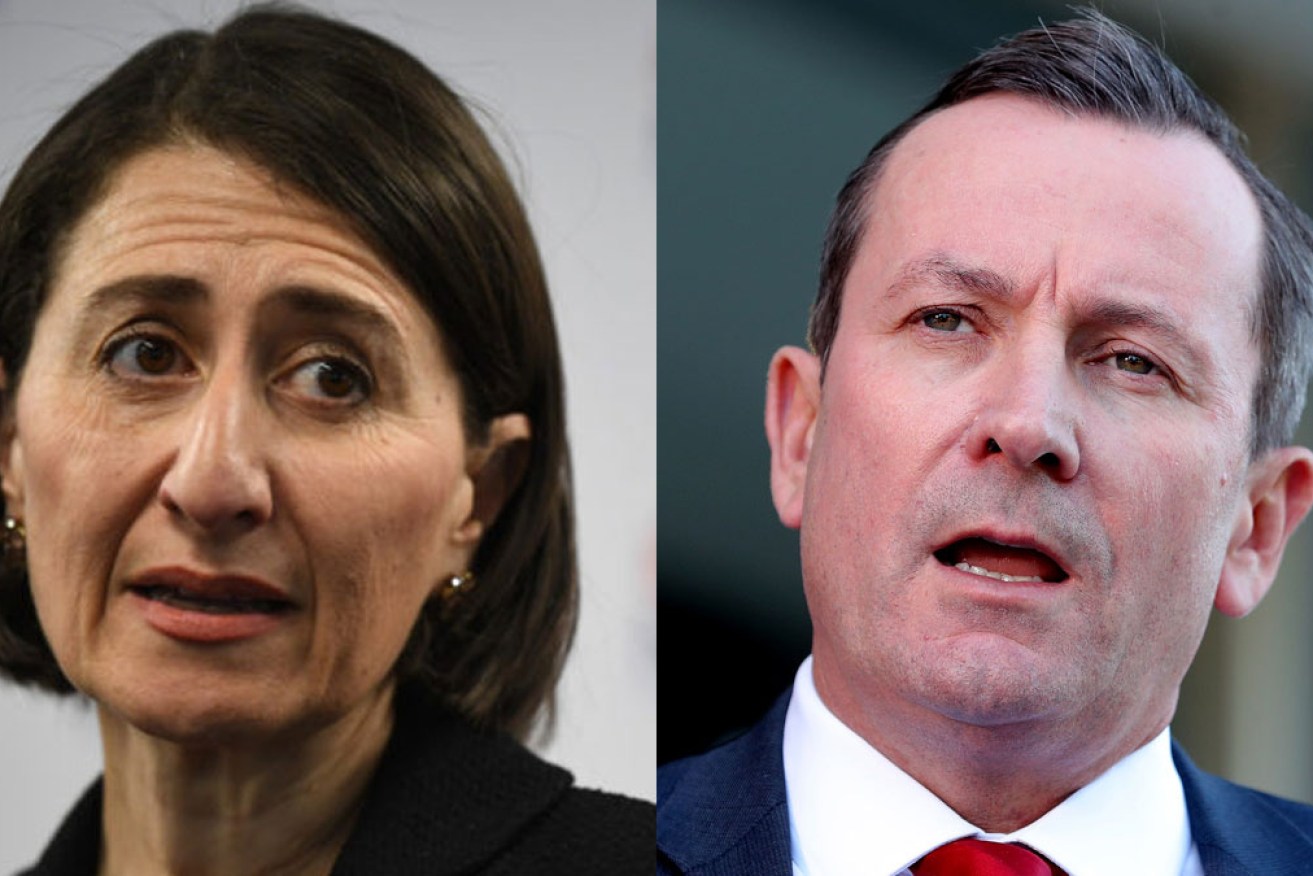 Mark McGowan said a new case of COVID in NSW could cloud the border reopening. 