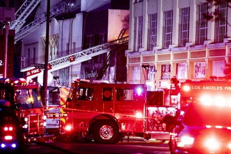 Eleven US firefighters injured in Los Angeles explosion and fire