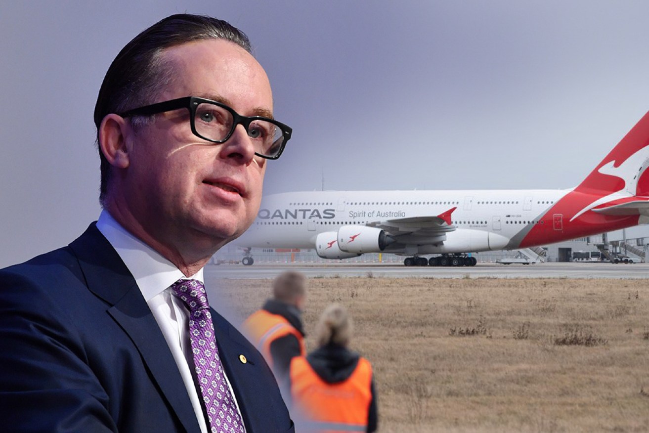 Social distancing on flights would send air fares soaring, Qantas boss Alan Joyce said. 