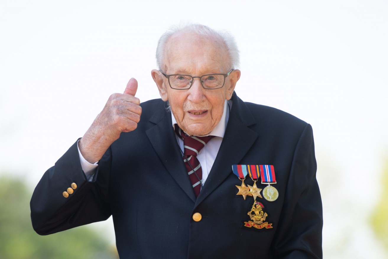 The British World War II veteran raised over £32 million for the NHS. 