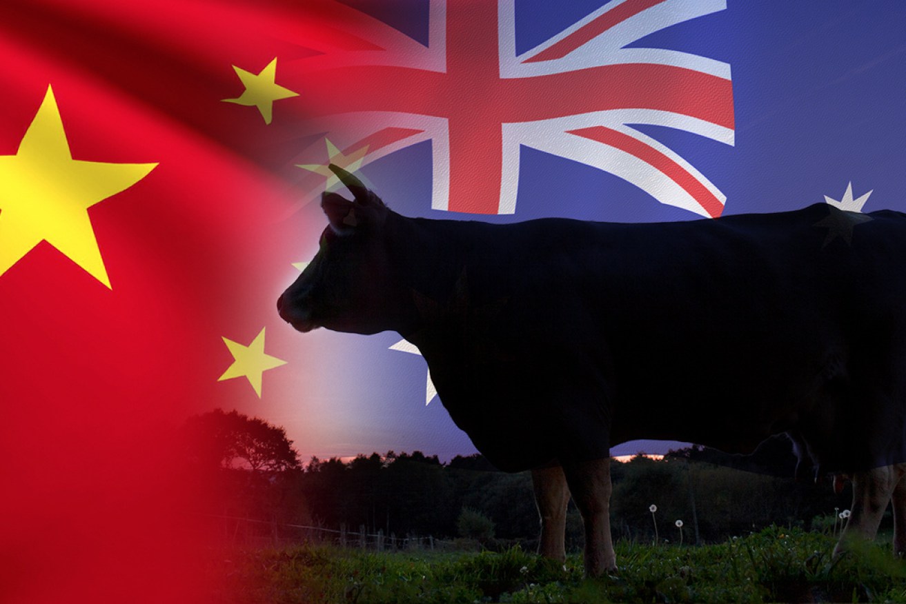 Australia's beef industry was targeted in suspensions by China in May and it appears another company is now in the firing line.