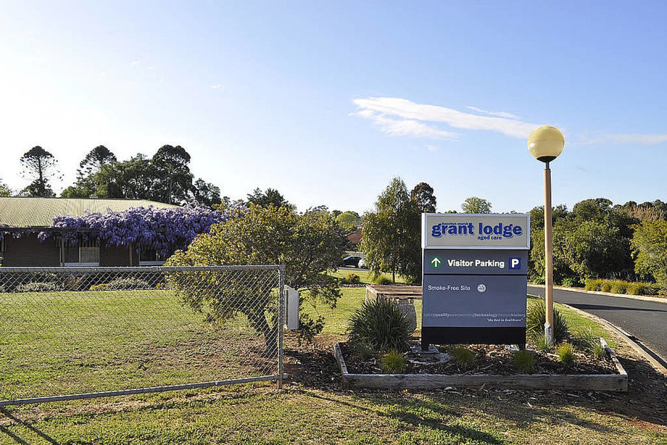 Grant Lodge, in Melbourne's north-west, has been locked down after a positive COVID-19 test.
