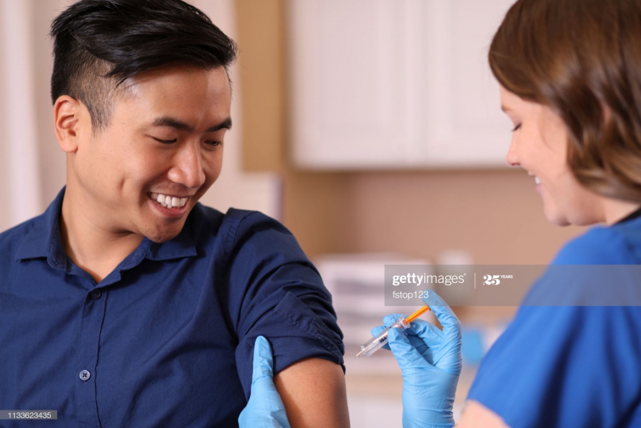 More than twice as many people are happy to get a needle in their arm to ward off seasonal flu.
