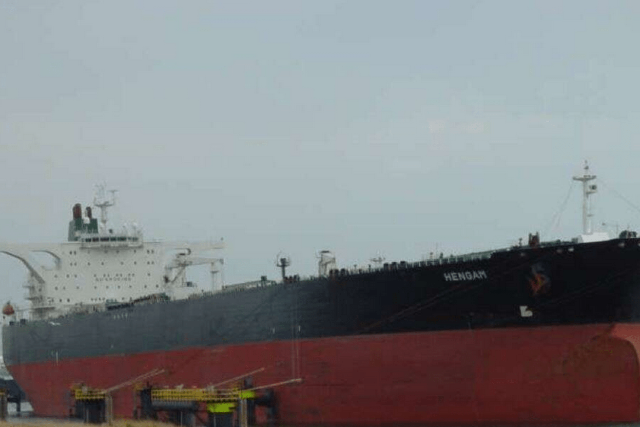 One of the Iranian tankers in the Iranian flotilla heading for Venezuela.