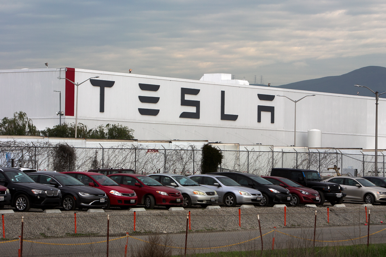 Tesla shares fell 5 per cent following the news the autopilot function would be investigated. 